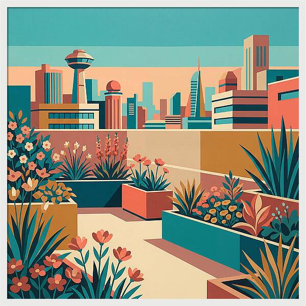 Rooftop Garden Oasis