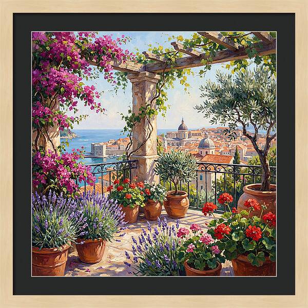 Rooftop Garden Serenity