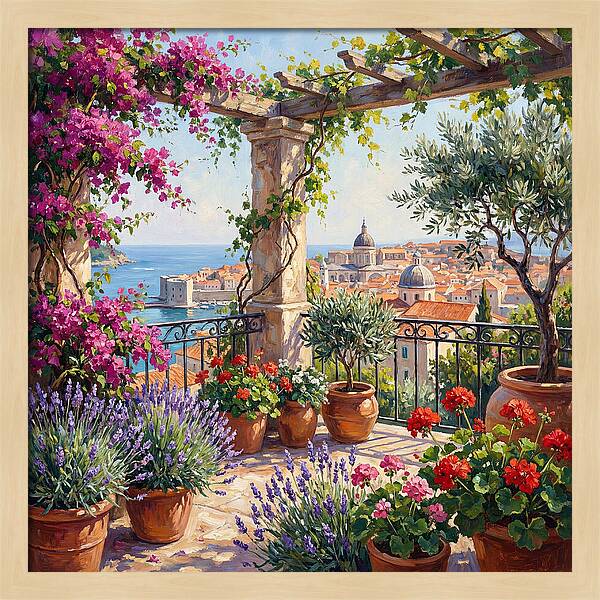 Rooftop Garden Serenity