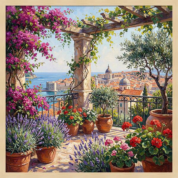 Rooftop Garden Serenity