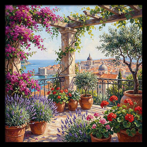 Rooftop Garden Serenity