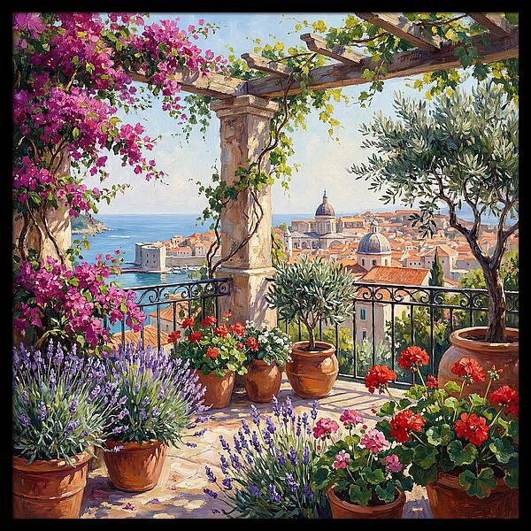 Rooftop Garden Serenity