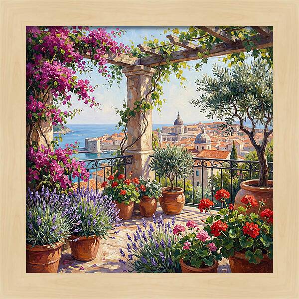 Rooftop Garden Serenity