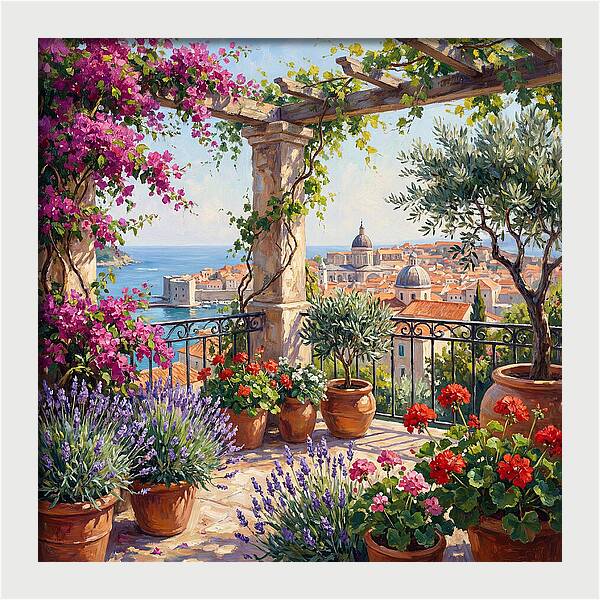 Rooftop Garden Serenity