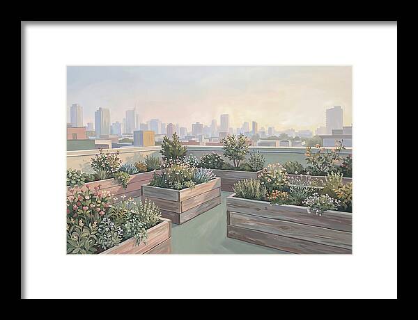 Rooftop Garden Serenity