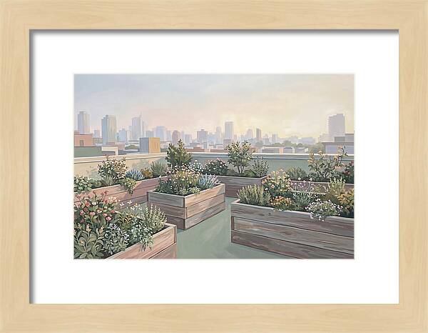 Rooftop Garden Serenity