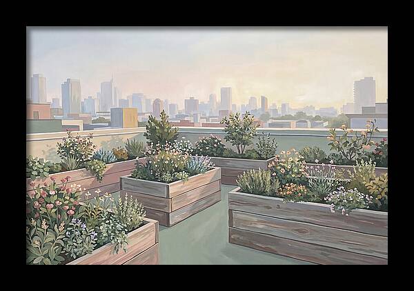 Rooftop Garden Serenity