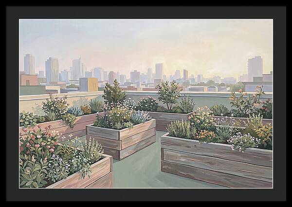 Rooftop Garden Serenity