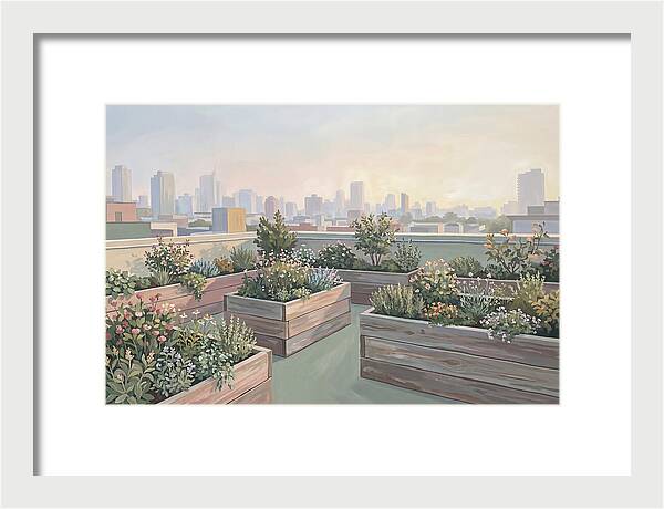 Rooftop Garden Serenity