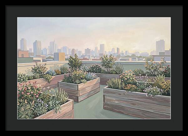 Rooftop Garden Serenity