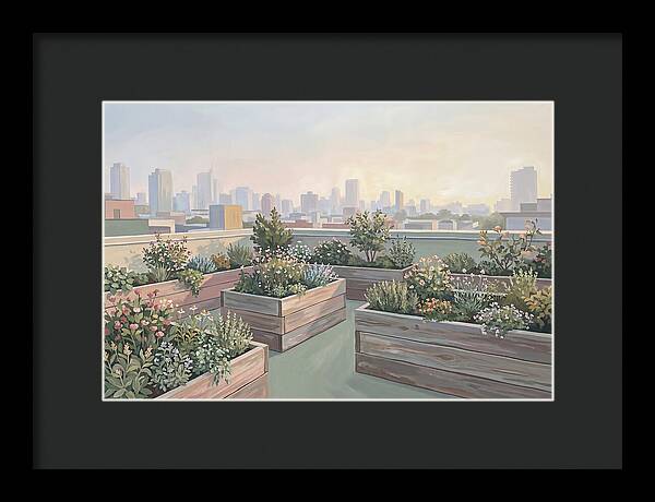 Rooftop Garden Serenity