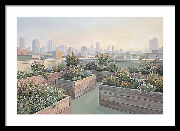 Rooftop Garden Serenity