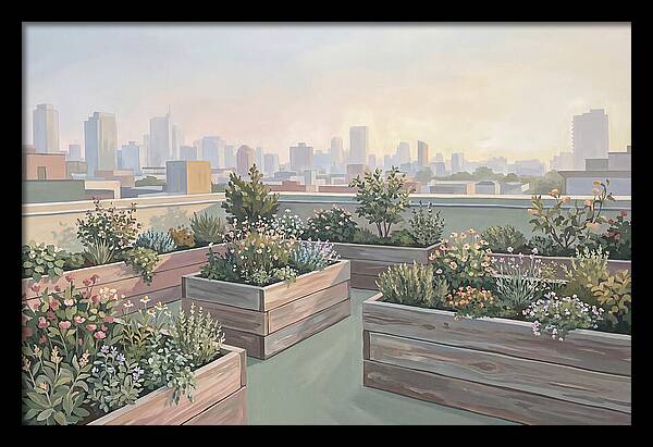 Rooftop Garden Serenity