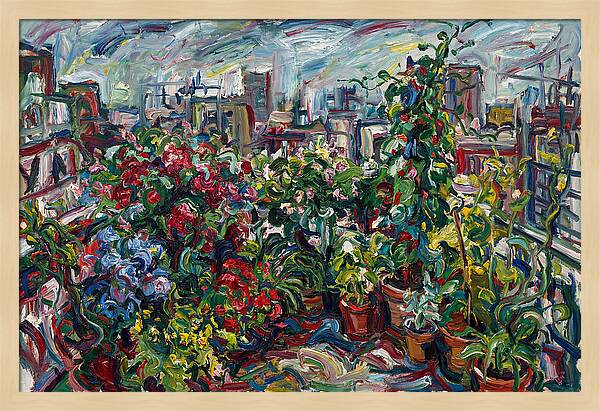 Rooftop Garden Vibrance
