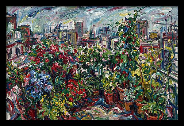 Rooftop Garden Vibrance