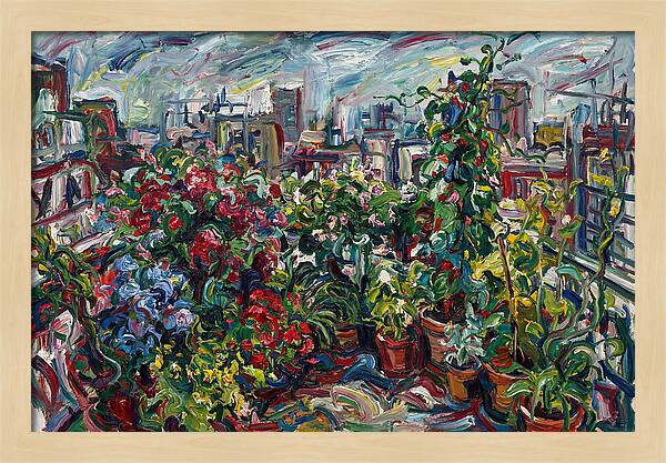 Rooftop Garden Vibrance