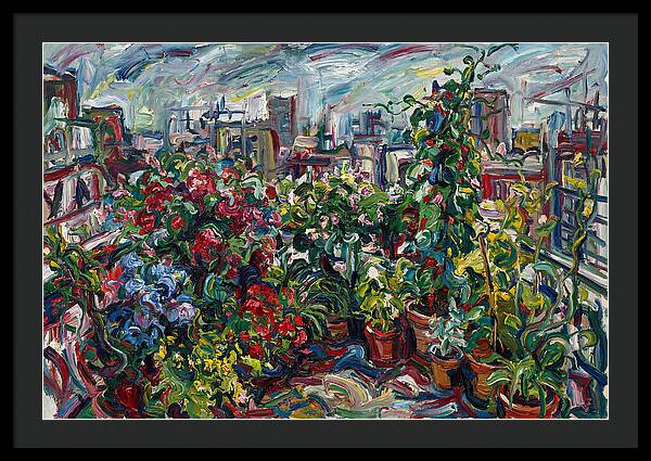 Rooftop Garden Vibrance