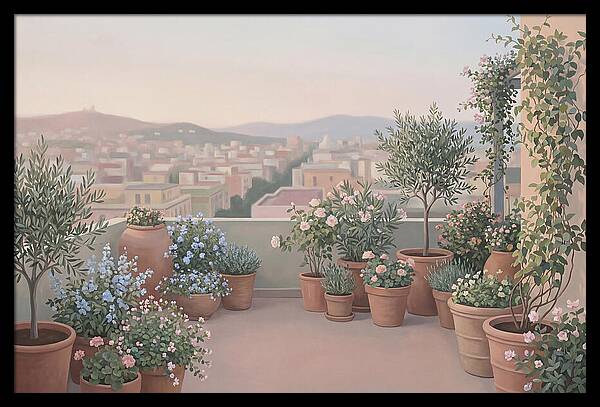 Rooftop Serenity With Greenery
