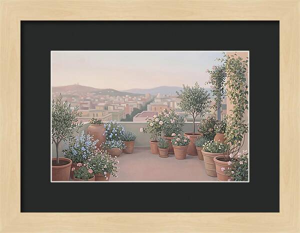 Rooftop Serenity With Greenery