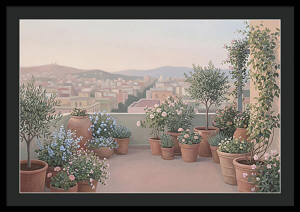 Rooftop Serenity With Greenery