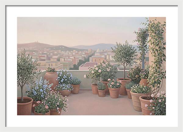 Rooftop Serenity With Greenery