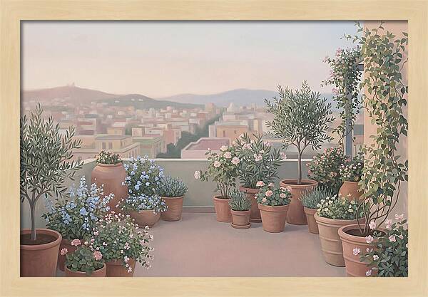 Rooftop Serenity With Greenery