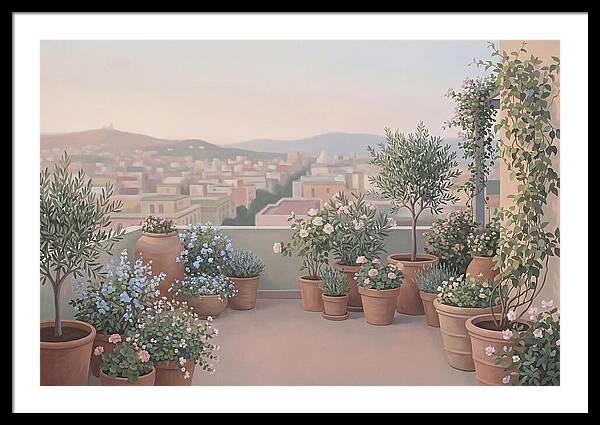 Rooftop Serenity With Greenery