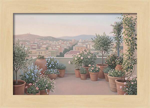 Rooftop Serenity With Greenery