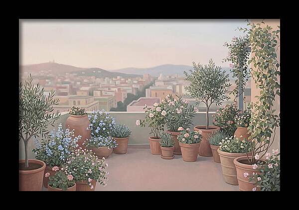 Rooftop Serenity With Greenery