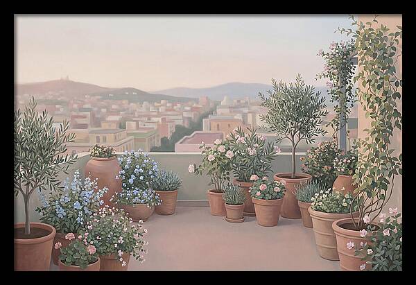 Rooftop Serenity With Greenery