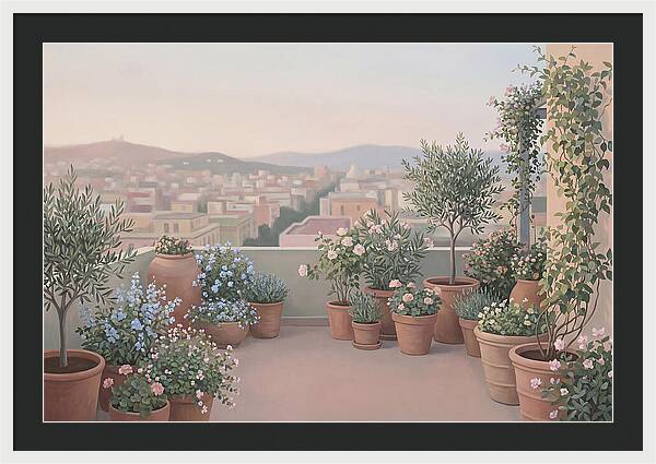 Rooftop Serenity With Greenery