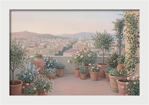 Rooftop Serenity With Greenery