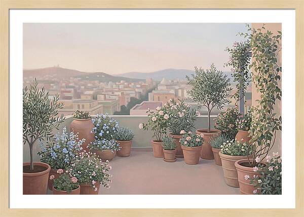Rooftop Serenity With Greenery