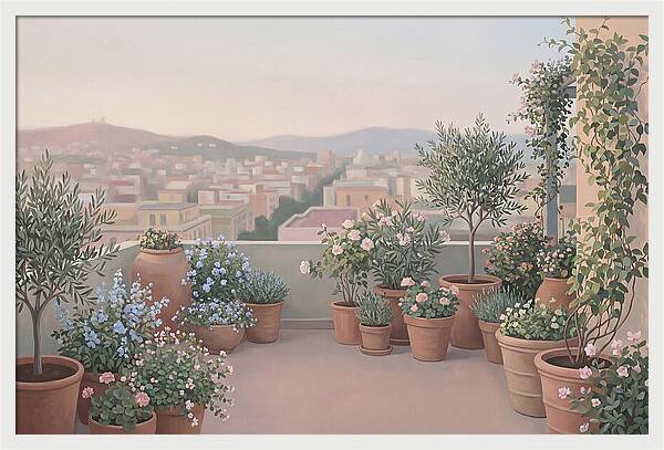 Rooftop Serenity With Greenery