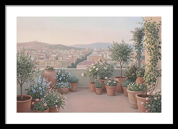 Rooftop Serenity With Greenery