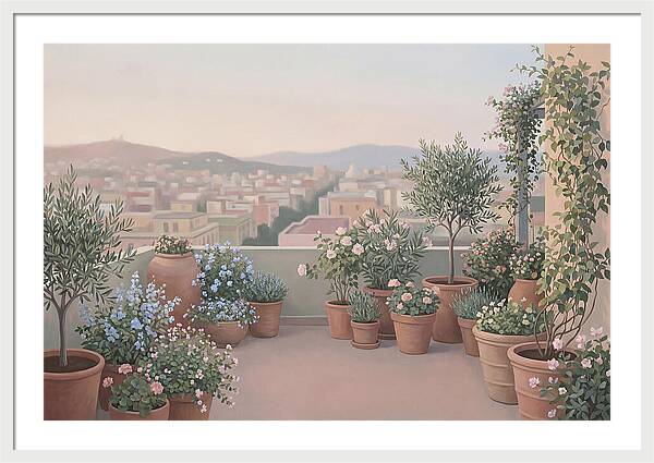 Rooftop Serenity With Greenery