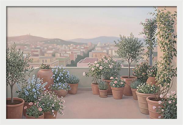 Rooftop Serenity With Greenery