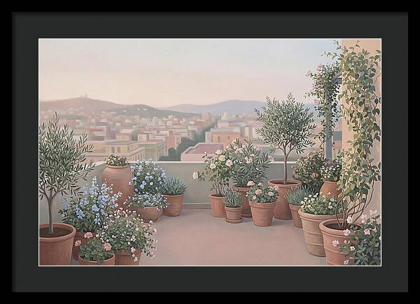 Rooftop Serenity With Greenery