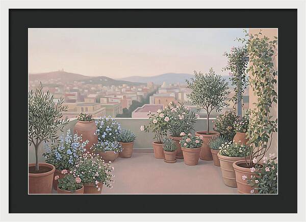 Rooftop Serenity With Greenery