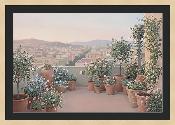 Rooftop Serenity With Greenery