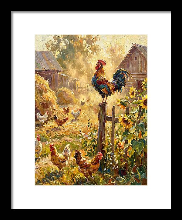 Rooster In The Morning Light