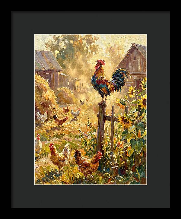 Rooster In The Morning Light