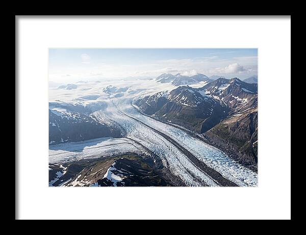 Root Glacier And Wrangell Mountains Aerial View