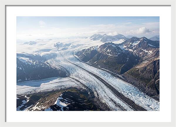 Root Glacier And Wrangell Mountains Aerial View