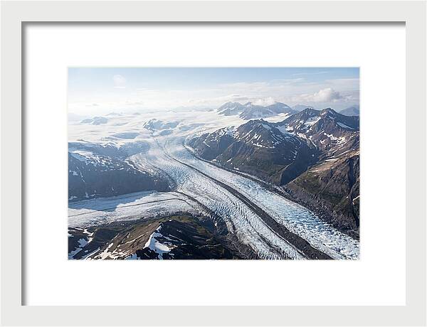 Root Glacier And Wrangell Mountains Aerial View