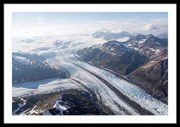 Root Glacier And Wrangell Mountains Aerial View