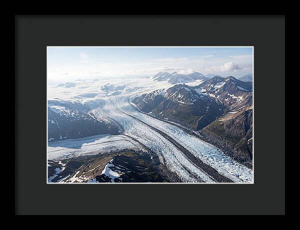 Root Glacier And Wrangell Mountains Aerial View