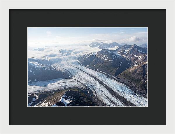 Root Glacier And Wrangell Mountains Aerial View