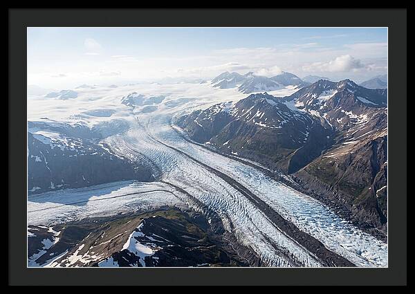 Root Glacier And Wrangell Mountains Aerial View