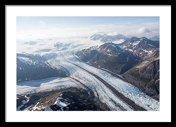 Root Glacier And Wrangell Mountains Aerial View